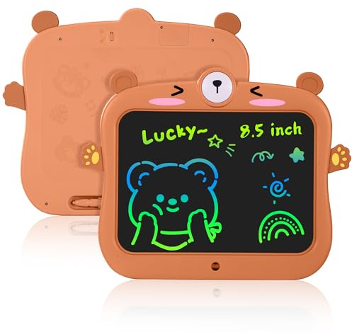 Tavoletta Grafica Bambini LCD 8,5 Pollici, Display a Colori, Lavagna Portatile Cancellabile, Tavoletta Grafica, Giocattolo per Bambini e Bambine dai 3 ai 12 anni, Regalo di Natale e di Compleanno