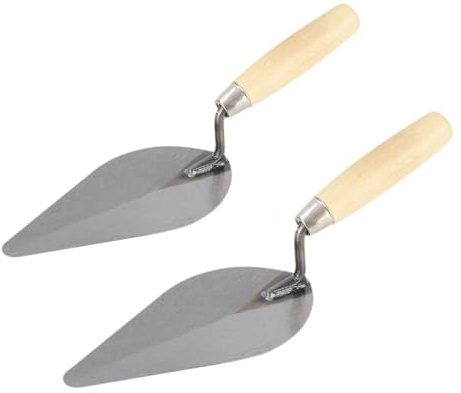 F Fityle 2 Pezzi cazzuola per Cemento piastrellatura Strumento ergonomico Portatile muratura Strumento Manuale cazzuola per Posa Mattoni per intonaco muratura, 2505t175