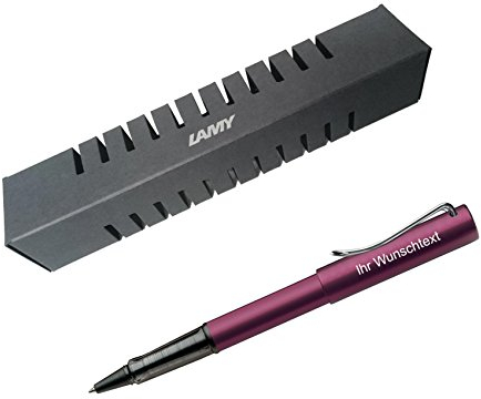 Lamy Tintenroller Al-star Modell 329, inkl. Laser-Gravur, Farbe dunkelviolett (black purple)