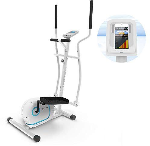 Klarfit Myon crosstrainer 12 kg svängmassa silentBältessystem vit