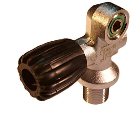 METALSUB Grifo Botella Buceo Mono M25, 232 Bar