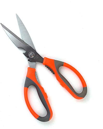 Tijeras de cocina resistentes de acero inoxidable, multiusos, aptas para lavavajillas, para cortar pollos, aves de corral, pescado, hierbas, alimentos afilados