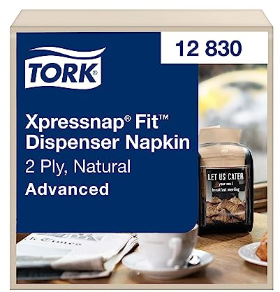 Tork Xpressnap Fit Natural Dispenser Napkin N14, 2-ply, 720 napkins, 12830