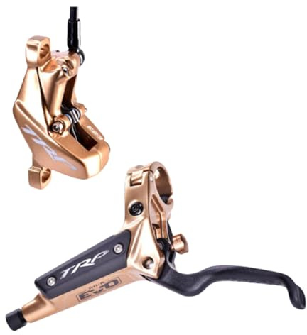 TRP Freno DHR EVO MTB, leva destra, tubo da 1900 mm, oro