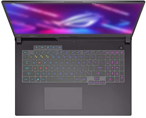 MiNGFi TPU Tastatur Schutz Abdeckung für ASUS ROG Strix Scar 17 (2022) G733Z G733ZW G17 (2021) G713QR G713RM G713QE - Transparent