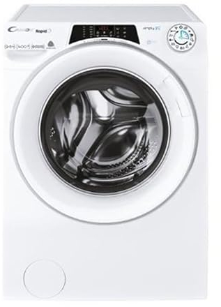 Candy RapidÓ Lavasciuga 9+6 Kg, Libera Installazione, Classe A/D, 1400 Giri, Connessione Wi-Fi, Controllo da App hOn, Opzione Vapore, Programmi Rapidi, 60 x 58 x 85 cm, Bianca - ROW4964DWMST/1-S