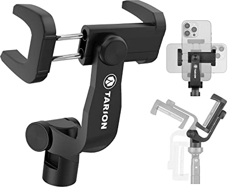 TARION HVC-01 Support de téléphone Portable pour trépied de téléphone Portable avec Adaptateur Universel à vis 6,35 mm