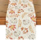 Artoid Mode Orange Kürbisse Blätter Herbst Tischläufer, Saisonnal Küche Tisch Dekoration Drinnen Urlaub Party Dekor 40x180 cm