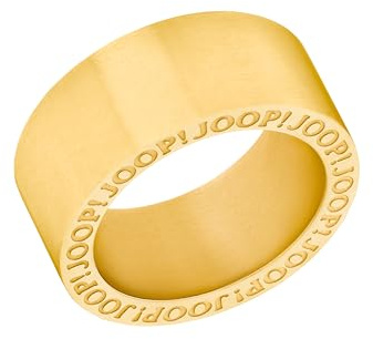 JOOP! Ring Edelstahl Unisex Damen Herren Ringe, Gold, Kommt in Schmuck Geschenk Box