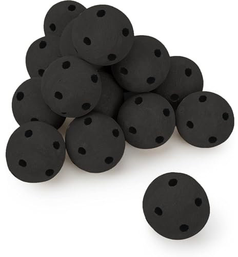 Juego de 6 bolas de cerámica para hoguera y chimenea, bolas reutilizables de 5 pulgadas para interiores y exteriores, accesorios decorativos para chimeneas o chimeneas