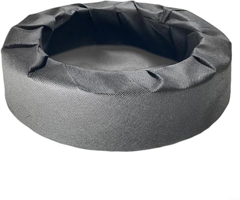 LVYXON Floating Pond Planters, Woven Fabric Aquatic Plant Pots Fish Shelter, for Water Features Garden Pond Decor, Root for PROTECTION, Easy Installation(L)