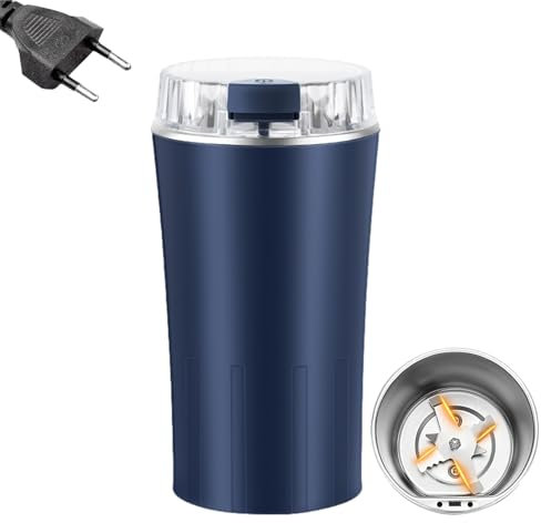 Broyeur Électrique Pour Cuisine, Moulin À Expresso300 W, Robot Culinaire, Moulins À Grains - Couvercle Transparent, Opération À Une Touche Pour Les Noix, Les Grains De Café