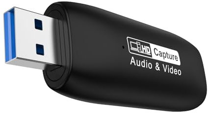 Adaptateur HDMI portable vers USB 2.0 pour capture vidéo en streaming et diffusion en direct