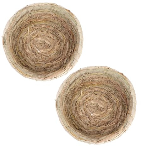 HOLIDYOYO Nidi Stile caffè e 2 per Pezzi Colore Plastico in Piccioni Rustico Resistenti Traspiranti Semplice per Allevamento e Deposizione Uova