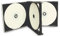 CD-Hüllen für 4 CDs, Schwarz, 10 Stück