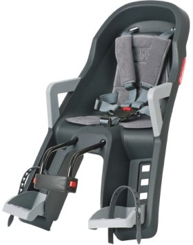 Polisport Guppy Siège Avant de vélo pour Enfant Gris/argenté