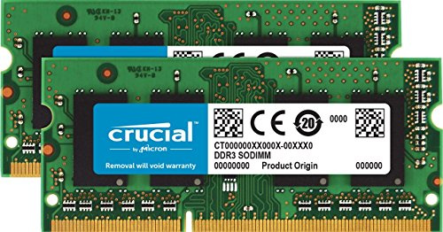 Crucial RAM CT2K4G3S1339M 8 GB Kit (2 x 4 GB) DDR3 1333 MHz CL9 Memory for Mac, Green