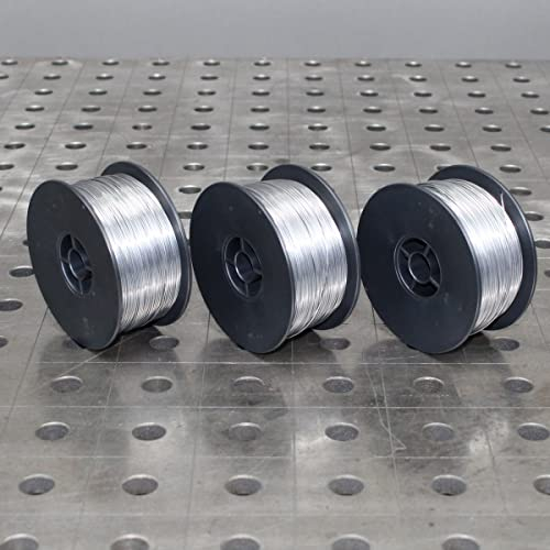 Lot de 3 rouleaux de fil fourré 0,9 mm MIG/MAG - Sans gaz - E71T-GS FLUX CORE