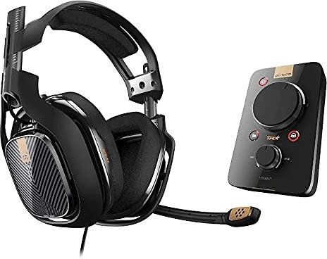 Astro Gaming A40 + Mixamp Pro Tr Binaural Over-Ear Headphones – Black Headband Headphones (Headband, binaural, Games Console, PS3, PS4, PC, MAC, Wired, Black)
