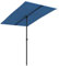 vidaXL Parasol d'Extérieur avec Mât en Aluminium Pare-soleil Jardin Patio Terrasse Extérieur Anti-UV Anti-décoloration 2x1,5 m Bleu Azuré