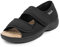 Aerosoft Sandales de rééducation, élastique 06, sans pression, adaptables, pour homme et femme, Noir, 40 EU