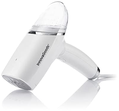 InnovaGoods® Elektrisches Bügeleisen mit Dampffunktion und modernem, originellem und tragbarem Design, PC-Material, 100 ml Kapazität, kontinuierlicher Dampf von 35 g/min, ultraschnelles Aufheizen in 3