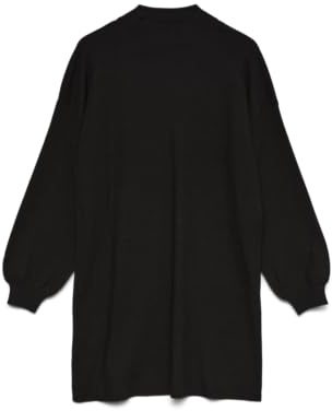 VERO MODA VMNANCY LS Funnelneck Dress GA Boo-klänning, svart, XL