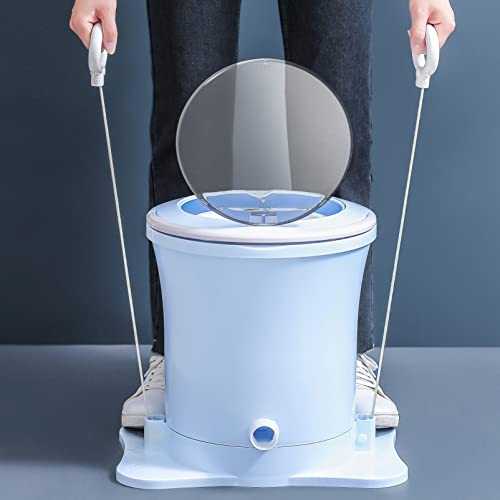 Doorhighpeak Mini Lavadora Secadora Manual portátil deshidratador, Secadora giratoria no eléctrica Centrifugadora Manual para Ropa, Deshidratador Compacto de Ropa Interior Calcetín Compacto