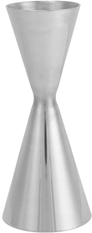 TENP Copa medidora de Vino, Jigger de Acero Inoxidable Integrado para Bar en casa (30 a 60ml)