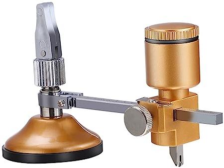 COHEALI 1 unid brújula cuchillo herramienta versátil espejo vidrio cortador de azulejos manual espejo redondo vidrio circular cortador de vidrio circular cortador de vidrio barato ahorro de mano de