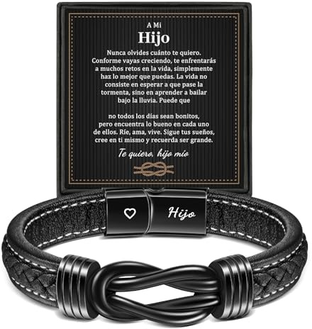 YELUWA Regalo De Hijo De Mamá, Pulsera Para Mi Hijos Con Grabado Hijo