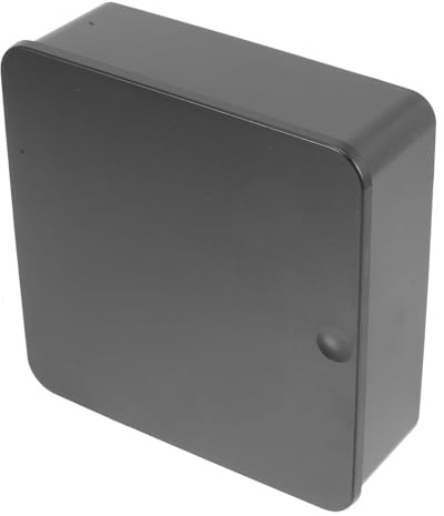 Nyckelhållare for väggskåp, 1 st lådor förvaringsställ nyckelring attraktion dörrhängare hem plast bakkontor vintage nyckellåda(Black)