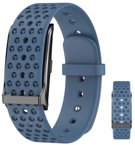 Denash Bracciale Intelligente per la Salute, Attività Indossabile Magnetica e Tracker Fitness, Bracciatore Fitness Tracker con più modalità Sportive per Uomini (BLUE)