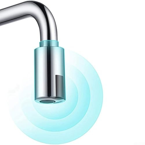 Infrared Sensor Kitchen Sink Faucet with Pull-Down Sprayer, Automatic Water-Saving Nozzle Featuring Bubble Stream Mode for Hygiene and Use,(Electroplating)