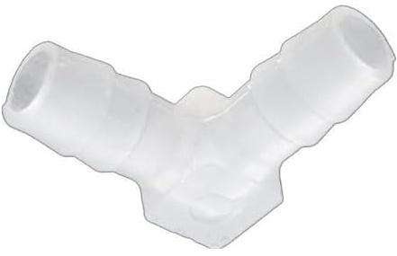 5 conectores de manguera tipo L - Codo de plástico con púas tipo pagoda for accesorios de manguera de jardín(6mmx6mm)