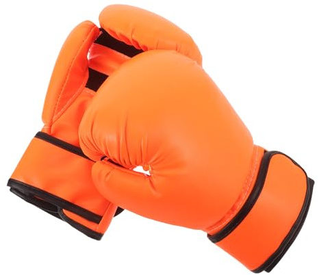 TOGEVAL de Boxe Garçon Fille Orange pour Entraînement MMA Sparring Karaté Taekwondo Ajustés et Polyvalents pour Garçons et Filles