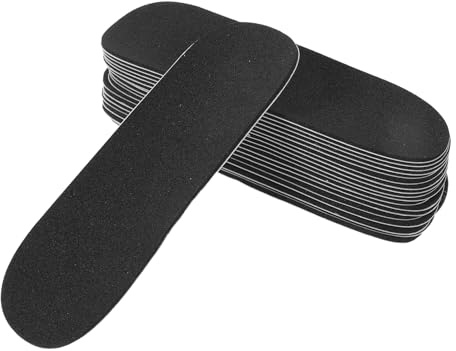 DEARMAMY Nastro Antiscivolo per Skateboard da Dito in Schiuma Pretagliato, 20 Pezzi Adesivi Grip Tape per Tastiera, Adesivo Resistente Effetto Antiscivolo per Pratiche e Trucchi