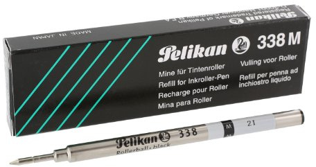 Pelikan Tintenroller-Minen 338, Stärke: M, schwarz