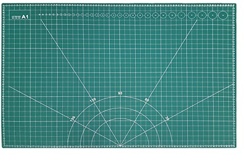 A1 (900X600MM) Cutting Mat Non Slip Self Healing Printed Grid Art & Craft Design