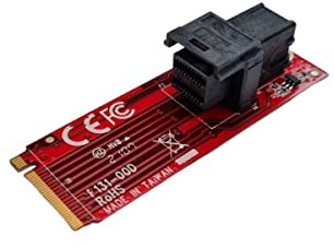 LyCOM Dt-131 M.2 vers U.2 Mini SAS HD 36p Adapter Module