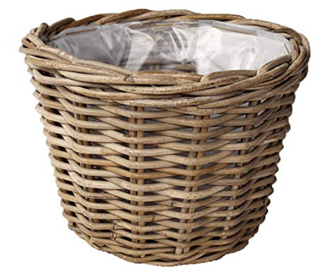 Pflanzentopf Rattan Korb rund Ø 35 cm