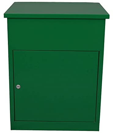 Paketkasten Paketbriefkasten Briefkasten für Pakete Briefkasten mit Paketfach Paketbox Postbox Paket-Dropbox Paketstation für zuhause Paket-Standbriefkasten Paket-Briefkasten abschließbar Grün