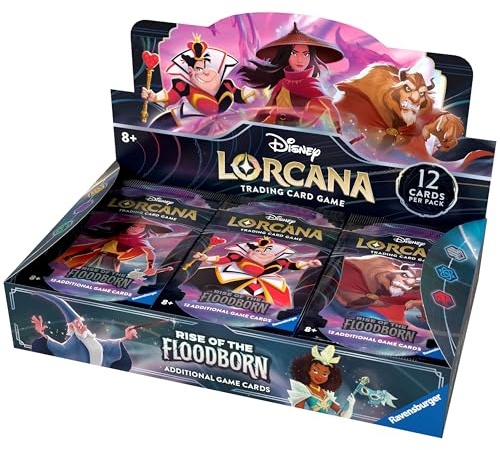 Disney Lorcana Trading Card Game: Aufstieg der Flutgestalten - Display mit 24 Booster Packs (Englisch)