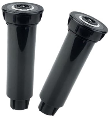 BESPORTBLE Irrigatore Rotante Da Giardino Interrato 2 Pezzi in Abs Filtro Integrato Per Prato, Testine Automatiche Per Irrigazione Controllo Angolo, Accessori Irrigazione Prato Su Misura
