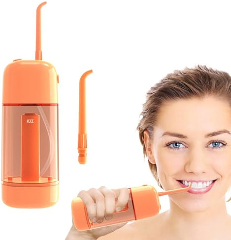 Strumento per la pulizia - acqua, filo elettrico, spruzzatore a denti | Irrigatore dentale con serbatoio da 90 ml per la salute delle gengive, la cura della bocca, la rimozione della