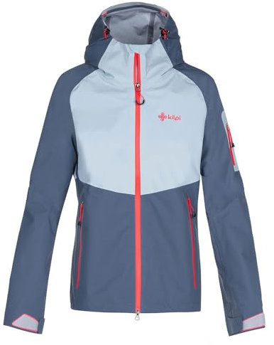 Kilpi Women Lexay Hardshell Jacket - Blue, UK 6