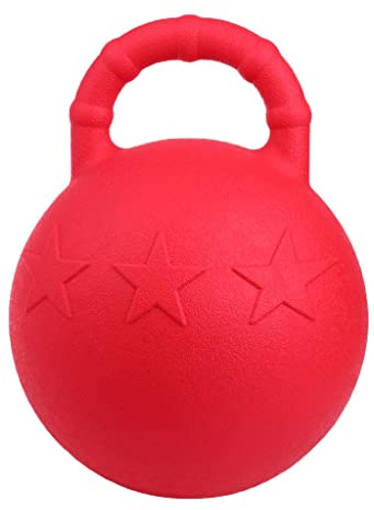 HomeDecTime Pelota de Juego de Juguete para Caballos con Aroma de Manzana, Accesorio Divertido para Mascotas, Color Aleatorio
