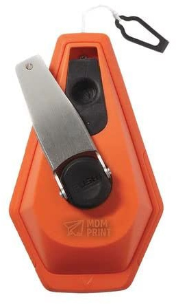 MDMprint Chalk Line Reel, 100 ft. L, Orange