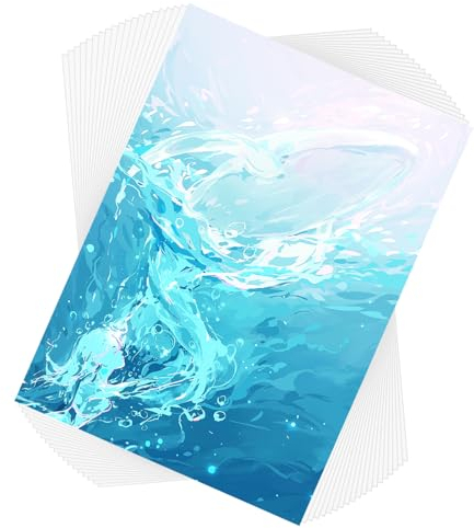 Fousenuk Aquarellpapier A4, 40 Blatt 300G/M² Aquarell Papier, Weiß Aquarellblock Watercolor Paper, Aquarellpapier Aqurellpapierblock für Studenten, Anfänger, Zeichenpapier zum Aquarell und Skizzieren
