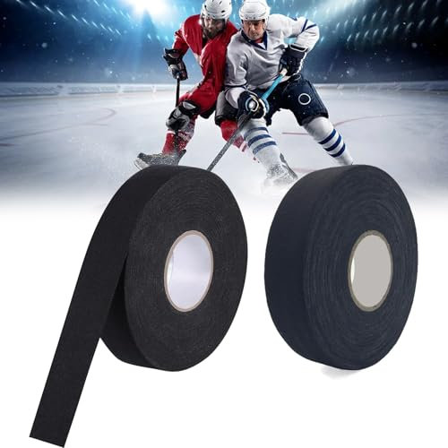 Schläger Tape,2pcs Hockeyschläger Tape,Rutsch Griffband Sporttape,Eishockey Schläger Tape,Hockey Tape,Anti Slip Self Adhesive Schläger Tape,Griffband,Grip Tape,für Badmintongriff Golfschläger Hockey